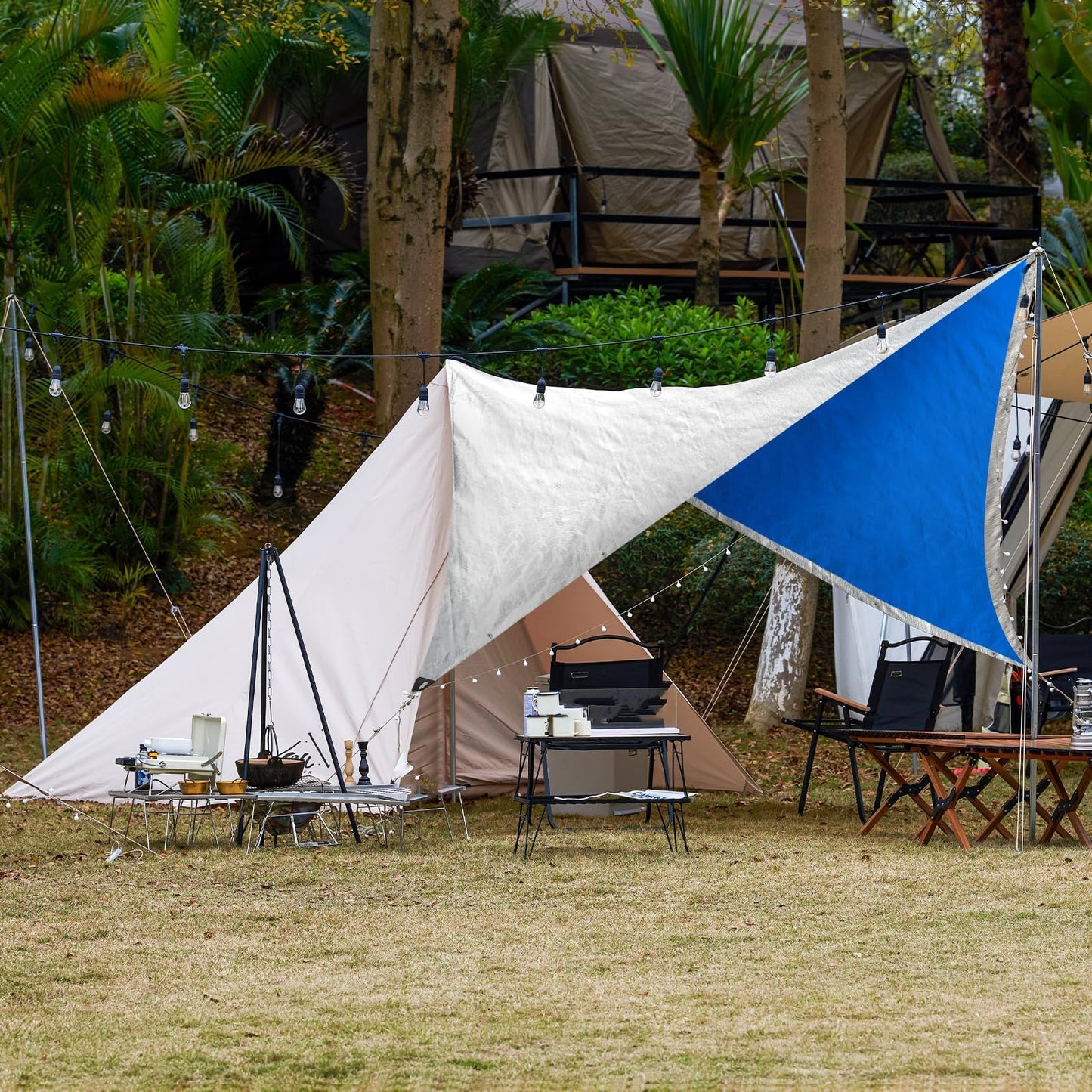 TICONN Heavy Duty Tarp Cover, Extra Thick Tarps Waterproof Tear and Rip Proof UV Resistant Tarpaulin with Reinforced Grommets and Edges (5.5 Mil, 6'x8')