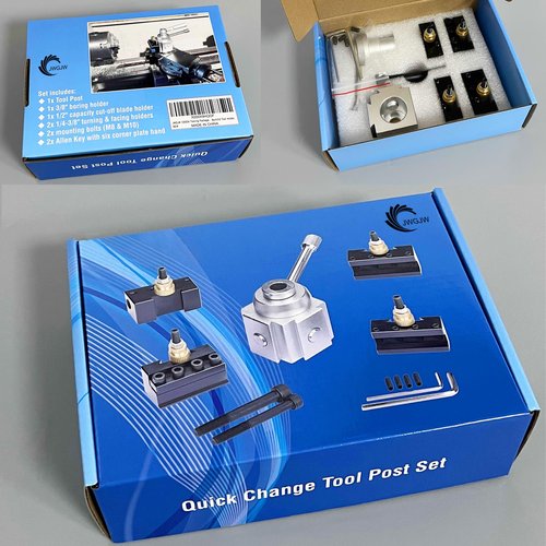 JWGJW 120034 Mini Lathe Quick Change Tool Post,Lathe Tool Holder,Axa Tool Holder