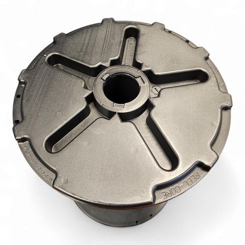 Empty Spool For Wires, Cords, Rope, Hose Etc... 12in x 16in Sturdy Impact Resistant HDPE Empty Reel (Center Hole 2in)
