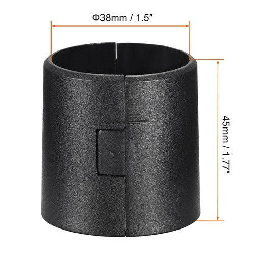 uxcell Wire Shelf Clips 1.5 Inch Wire Shelving Lock Clips Plastic for Wire Shelving System, 16 Pcs
