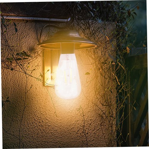 2Pcs Solar Light Bulb, 3.4 Inch Waterproof Solar Replacement Lights for Lanterns, Warm White for Outdoor