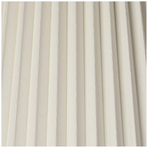 10" Top x 17" Bottom x 14 1/2" High x 14 3/4" Slant Lamp Shade Replacement Large Ivory White Bell Round Traditional Pleated Spider Harp Finial - Springcrest