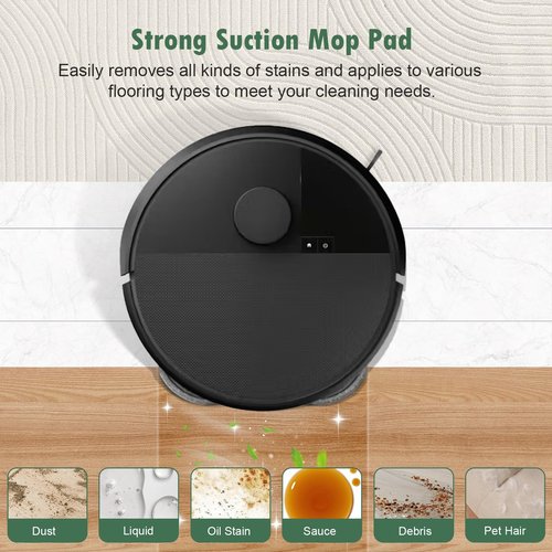 25 Pcs Accessories Kit for iRobot Roomba Plus 405 Combo/505 Combo Robot Vacuum Cleaner, Replacement Parts include 2 Main Brushes, 6 Dust Bags, 6 Mop Pads, 4 Filters, 6 Side Brushes and 1 Cleaning Tool