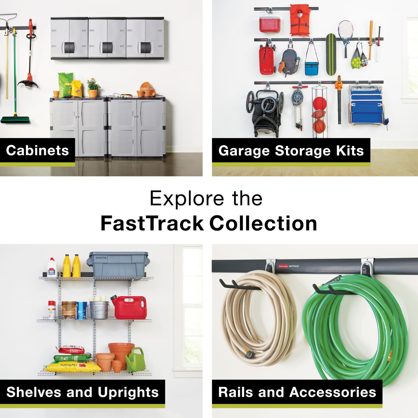 Rubbermaid FastTrack Ladder Hook Garage Wall/Ladder Hanger Wall Mount and Heavy Duty Organization for Home/Garage/Wall/Shed