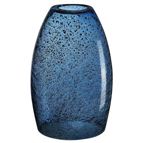HGHYjrxfkl Oval Glass Lamp Shade, Dark Blue Seeded Pendant Light Shade,H7.5",D4.7" Replacement Lamp Shade for Chandelier,Wall Sconce, Floor and Table Lamps –1 Pack