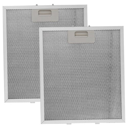 Vent Hood Filter, 2Pcs Range Hood Filter 10x13" Multi-Layer Stainless Steel Stove Vent with Fastener Heat-Resistant Washable Replacement Range Accessories, Stove
