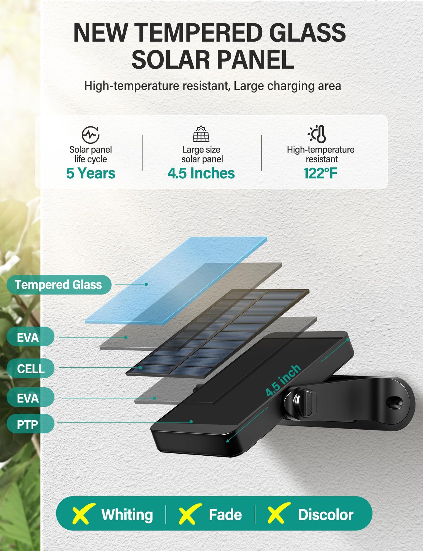 COXSENI 4 Pack Solar Wall Lights Outdoor with Remote Control, 200LM & Long Lasting Battery, 6 Color Modes, Warm/Cool White, RGB, IP65 Waterproof 360° Adjustable Angle for Fence Porch Step