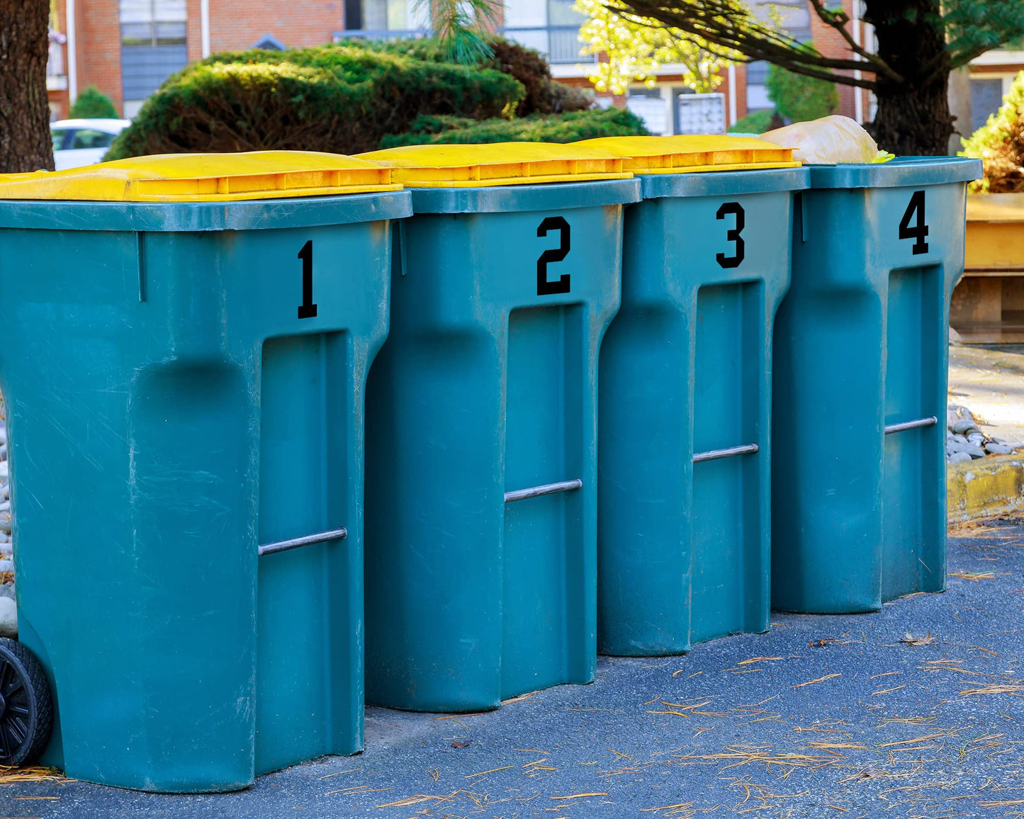 TaoBary 8 Sheets Mailbox Numbers Stickers Waterproof Vinyl Number Stickers Self Adhesive 0-9 Vinyl Decals for Car/Home/Residence(3 Inch,Black)