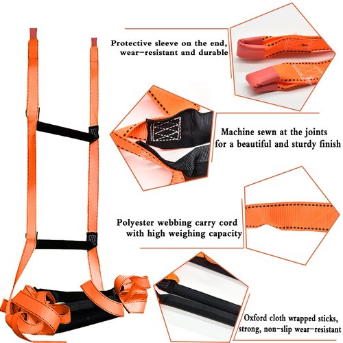 9.8 Feet Fire Escape Ladder, Emergency Fire Ladder for House Residence Reusable Portable Safety Ladders for Windows, Balconies and Sailboats, Kayaks, Etc.