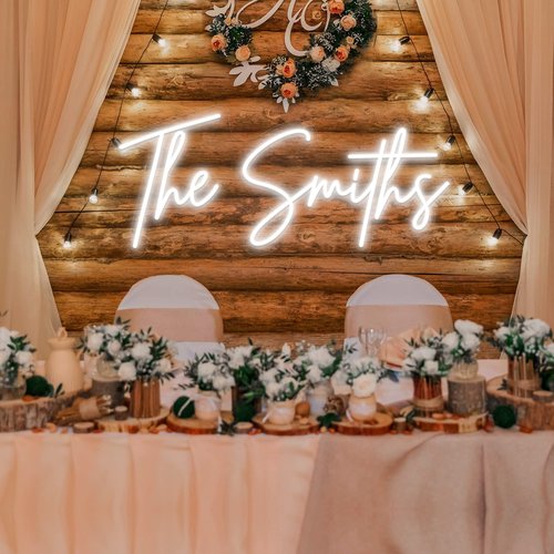 Custom Neon Signs, Personalized Large Led Neon Lights Sign,Neon Sign Customizable for Wall Decor Wedding Birthday Party Bedroom Bar Shop Name Logo Lights (Optional 18" to 60")