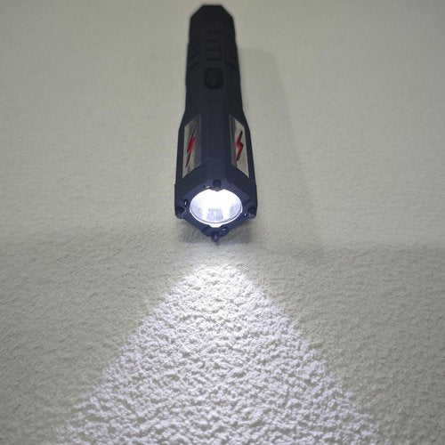TW-1802 Type Stun Gun Ultrapowerful Rechargeable for Men Women for Car & Self Defense Tactical Flashlight