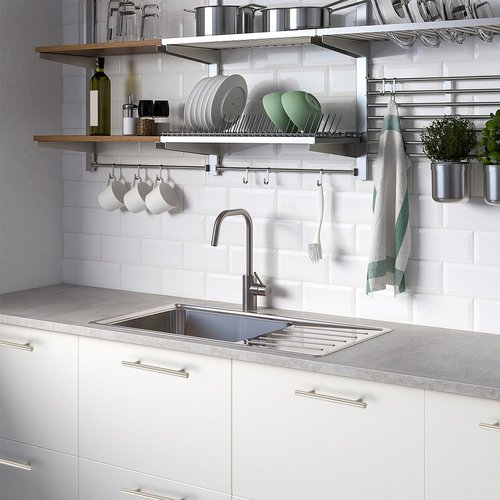 Ravinte 10 Pack 5'' Cabinet Pulls Brushed Nickel Stainless Steel Kitchen Drawer Pulls Cabinet Handles 3" Hole Center