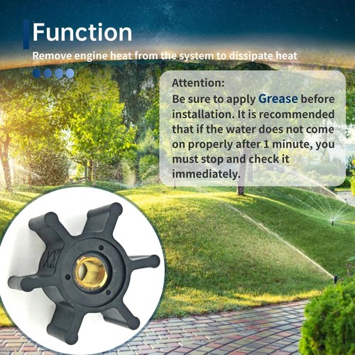 FREPURDO Brass Core Impeller & Seal Kit - Professional Grade Replacement for Milwaukee M18 Transfer Pump 2771-20, OEM 49-16-2771 Upgrade with FFKM O-Ring ﻿