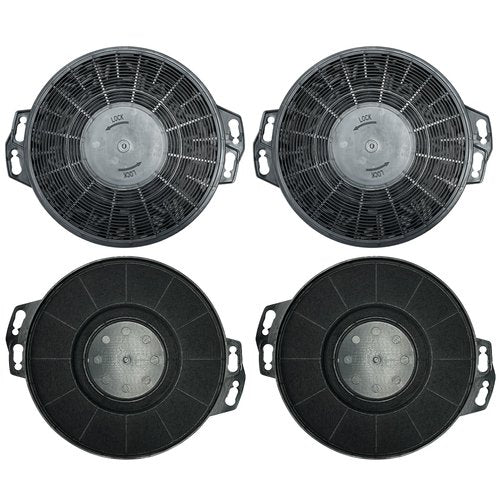 Beaufan 4 Pack CACF006 Charcoal Filters Replacement for CIARRA Range Hood Models CAS75918B, CAB75918B, CAS75918A, CAS75905, CAB75905, Comes in a Set with 4 Pack, Can be Replaced Twice