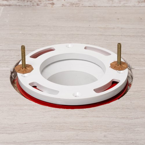 Oatey 43646 Closet Flange Spacer, 1/2 in T, PVC, White, 0.5 Inch