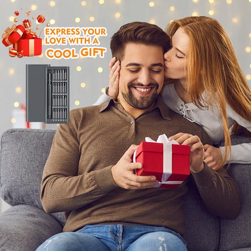 Stocking Stuffers for Men: 25-in-1 Mini Precision Screwdriver Set Small Torx Bit Tool Set for Men,Magnetic Torque Repair Tool Kit for Electronics Macbook Watch Eyeglass Ring Doorbell,Birthday Gifts