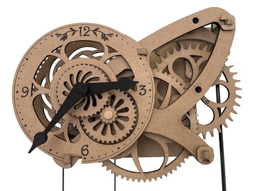 Sebringville Beginner's Wood Clock Kit | Become a Beginner Clockmaker | for Ages 14+