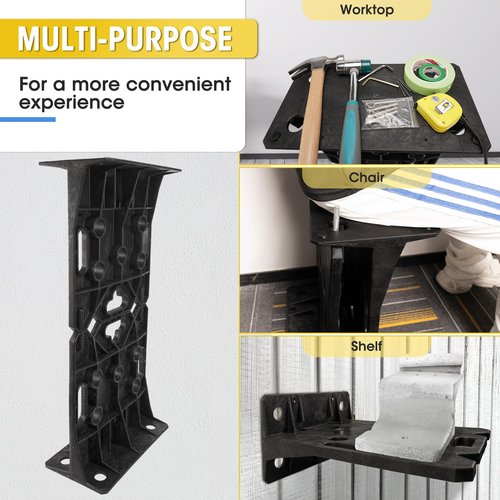 Glosaie Multi Purpose Wire Dispenser Holds Spools Up to 34" In Diameter, Load Capacity 330 LBS, A Set, Black