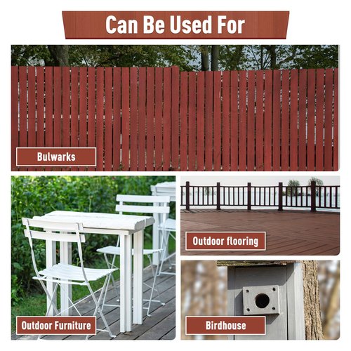 DWIL Wood Paint, White Paint for Wood, No Sanding& Fast Dry Outdoor WoodPaints, Water Based& Low Odor Furniture Door Cabinet Paints, Perfect for Indoor/Exterior White, 50-60sq.ft