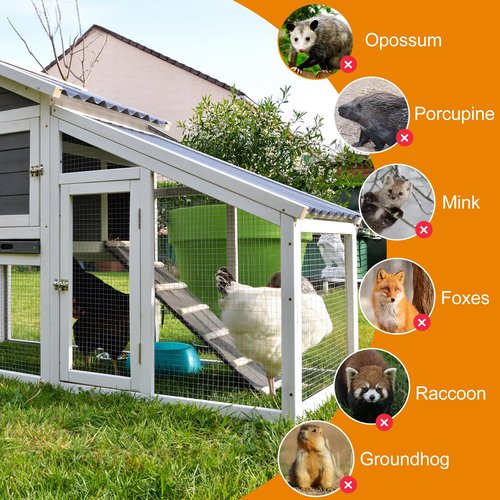 Gardeal 16in x 50ft 19 Gauge 1/2 Inch Hardware Cloth - Double Hot-Dipped Galvanized After Welding Steel Mesh - Duty Rust Proof Fencing for Gardens, Chicken Coops & Poultry Animal Netting Cage Screen