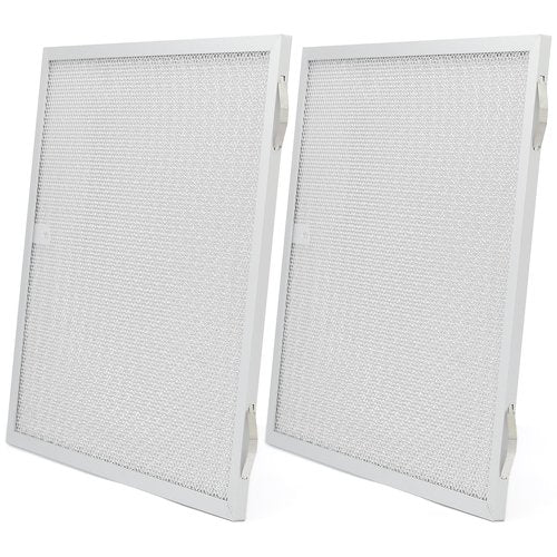 Lisnhlin 2 Packs S99010436 12.84 x 13.69 x 0.38 In Range Hood Grease Filter Replacement for Broan for Nutone AHSA130 BKSA130 TEN130 TEN136 Series Replace 99010436 BKSA130WW Aluminum Washable Parts