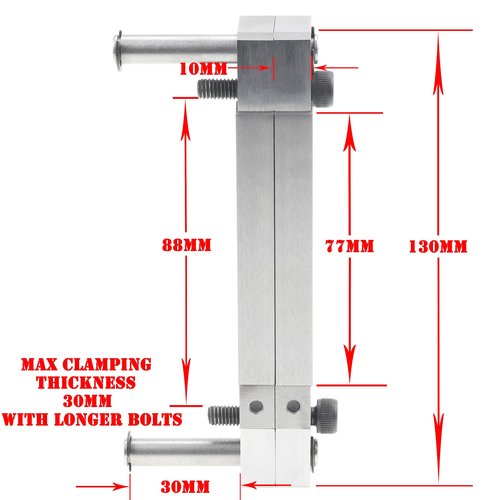 Tungsten Carbide File Guide for knife maker GEN 2 by Derraco Engineering