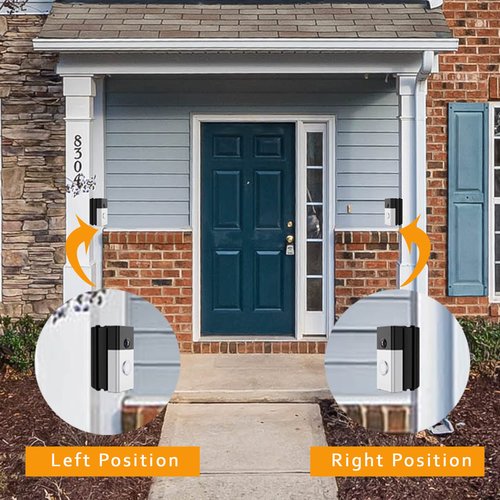 Adjustable 30 to 55 Degree Doorbell Angle Mount Compatible with Video Doorbell 1st / 2st / 3st / 4st / (2020 Release), Replacement Angle Adjustment Adapter Mounting Bracket Wedge Kit