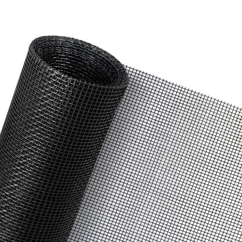 Senneny 48" x 106" Adjustable Window Screens, DIY Custom Fiberglass Screen Mesh, Window Screen Replacement for Windows Doors and Patio Screens, Premium Pet Screen (Black, 59" x 106")