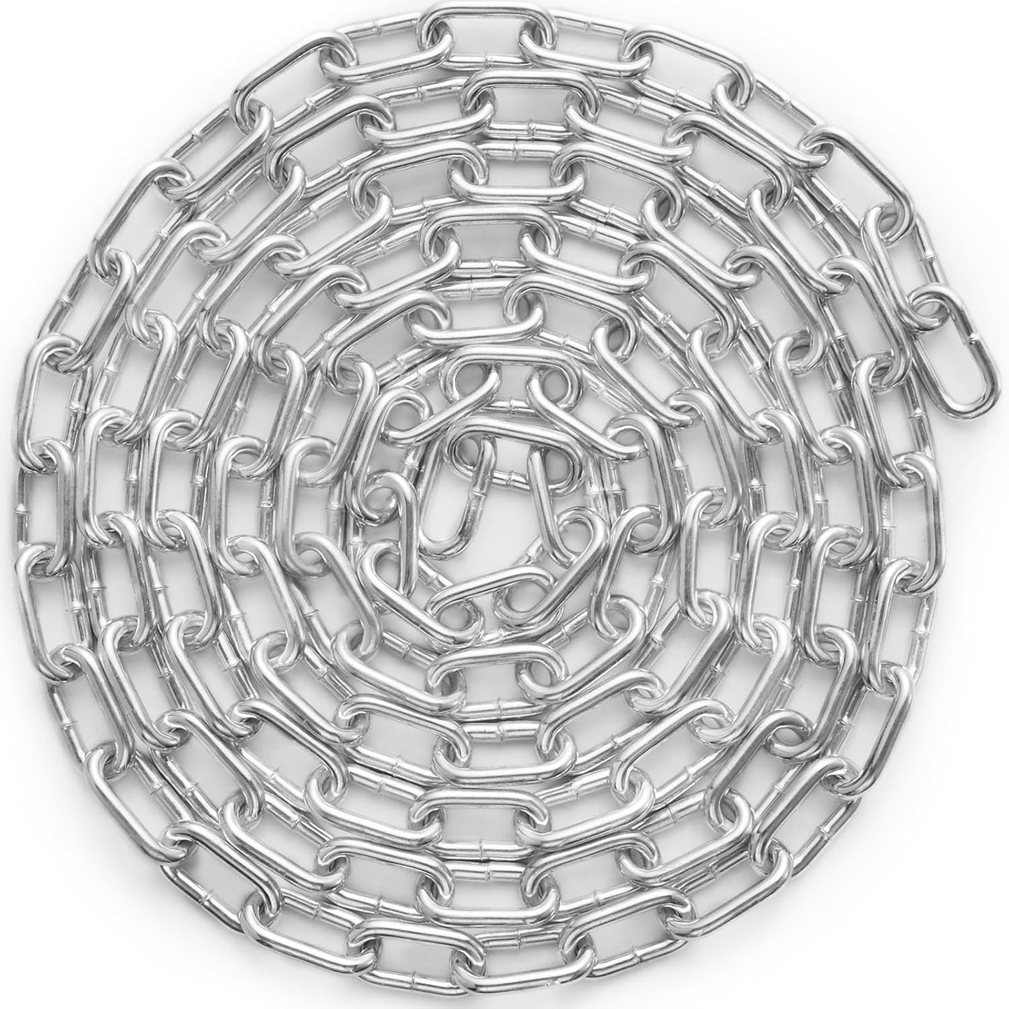 VEVOR Grade 30 Chain 3/16 Inch by 100Ft Length Grade 30 Proof Coil Chain Zinc Plated Grade 30 Chain for Towing Logging Agriculture and Guard Rails