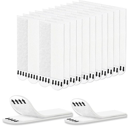 Cielasis Large Picture Hanging Strips Heavy Duty,Command Strips,24Pairs(48Strips) Sticky Picture Hangers for Walls,Hanging Pictures Without Nail,Damage Free No Nails Refill Adhesive Poster Strips