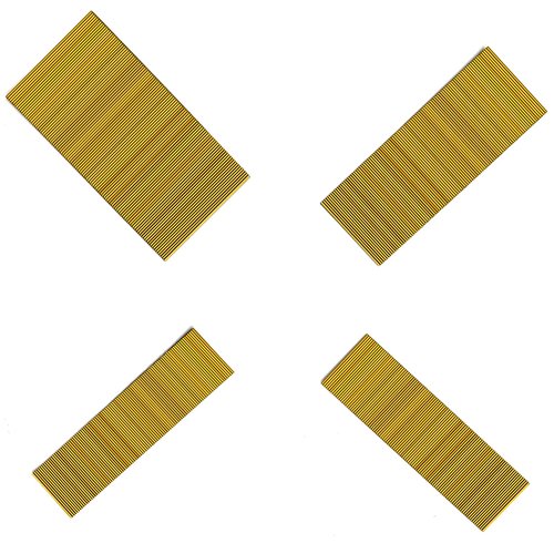 Toicann 23 Gauge Copper Plated Pin Nails (5/8",3/4",1",1-3/8") Headless Pinner Nails for 23 GA Pneumatic or Electric Pinner or Pin nail gun, Ideal for Fine Woodworking or Trim Work (4000)