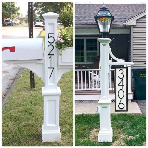 5" Metal Floating House Numbers,Ranslen Black Zinc Alloy Solid Modern House Address Number,Anti-Rust House Numbers Decorative Address Sign for Door Garden Mailbox with Nail Kit,Coated Black,Letter(B)