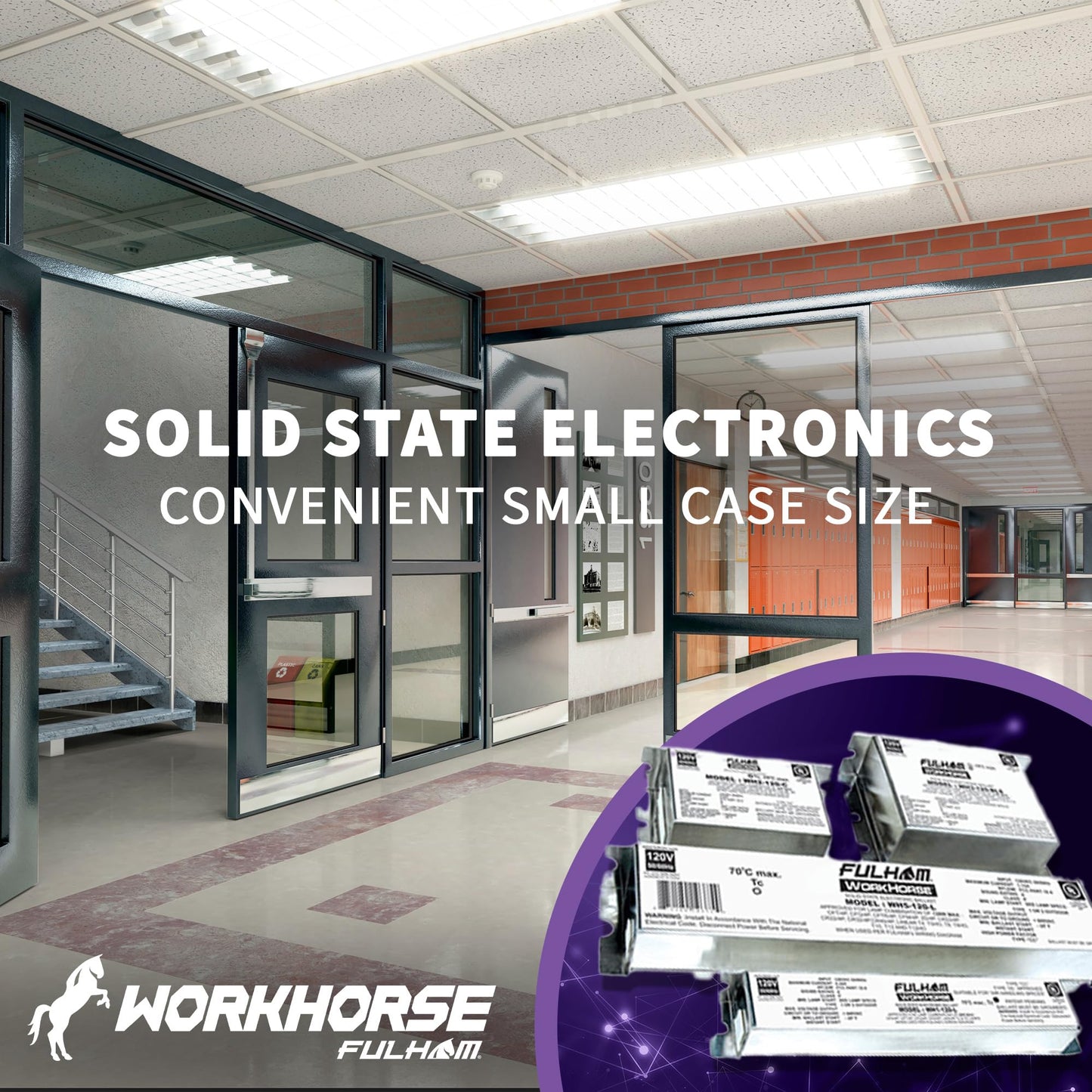 Fulham Lighting WH2-120-C Workhorse 2 Adaptable Lighting Ballast, 120V