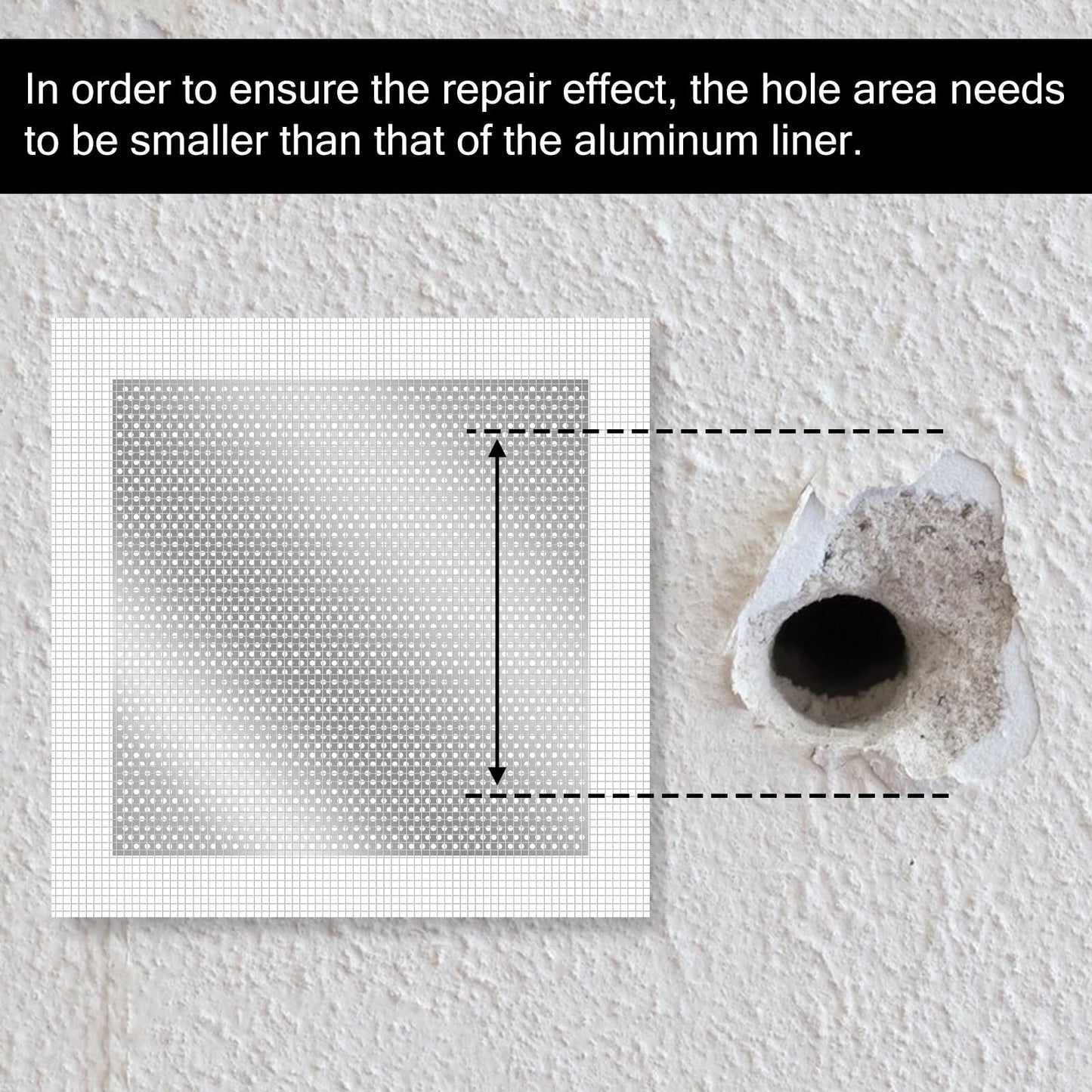 10 inch Drywall Repair Patch, 3 Pack Drywall Repair Kit Large Hole Patch-Repair for Drywalls Heavy Duty Self-Adhesive Mesh Drywalls Patch Kit, Dry Wall Hole Repair-Patch for Drywall-Plaster Wall