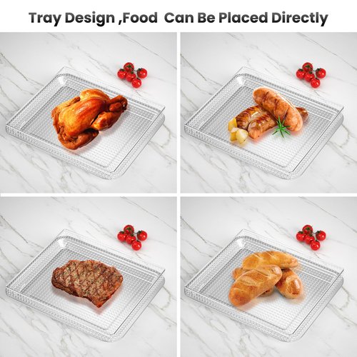 Stainless Steel Air Fryer Basket and Tray,Compatible with Cuisinart Airfryer TOA-060 and TOA-065