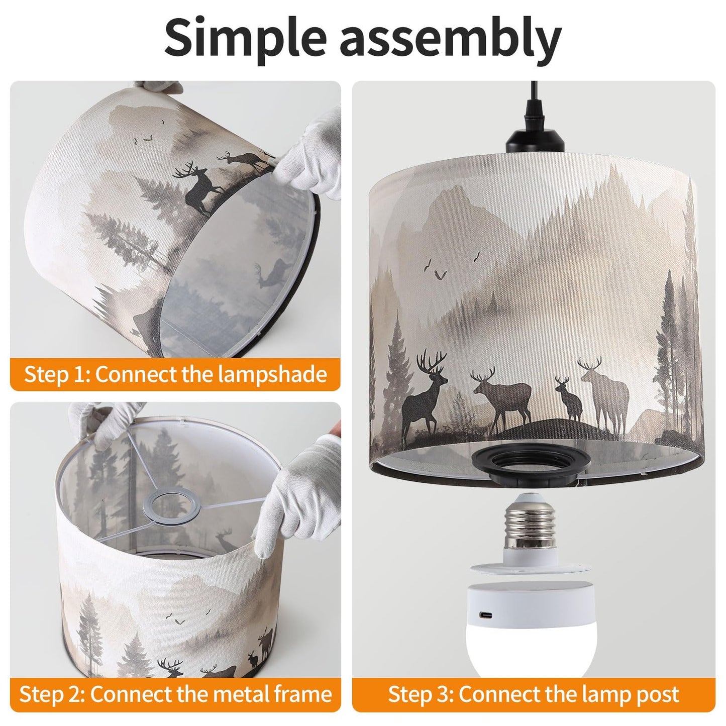 PEESIN Battery Wall Sconces Set of Two, Wall Sconces Battery Operated with Remote, Dimmable Cordless Wall Lamps, Rechargeable Wireless Sconce, Rustic Battery Wall Sconce for Living Room