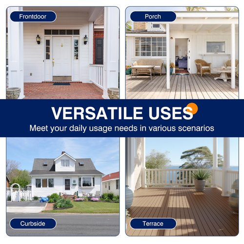 Yizosh Package Delivery Boxes for Outside,Extra Large Mailbox for Parcel with Secure Storage,Anti-Theft Parcel Mailbox with Coded Lock,Steel Package Delivery Box for Outdoor,Porch,Curbside