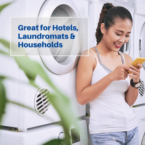 K&J Premium 6ft Washing Machine Hoses Burst Proof 2 Pack - Hot and Cold Water Supply Hoses for Washing Machines (Stainless Steel)