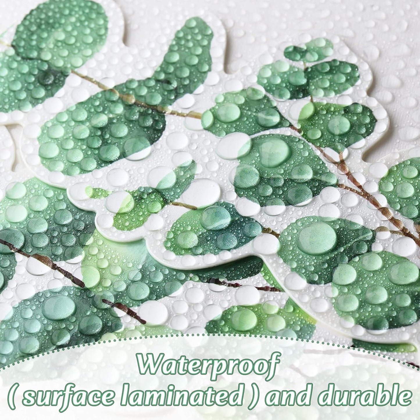 Eucalyptus Die-Cut Border Trim Bulletin Board Classroom Bulletin Wall Decor Greenery Trim Border Tropical Leaves Greenery Wall Decoration Green (39ft)
