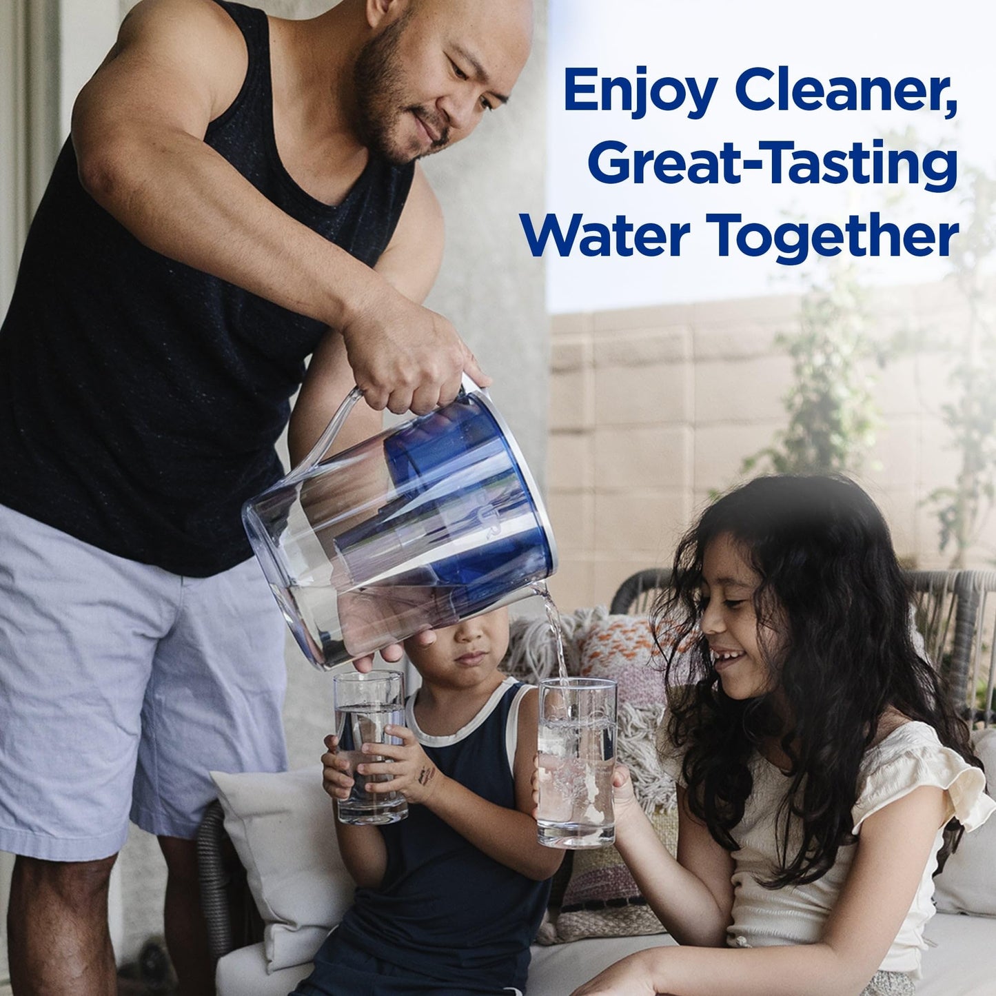 PUR PLUS Lead Reducing Water Pitcher and Dispenser Replacement Filter, Value Pack, 6-month Supply, Compatible with all PUR Pitchers and Dispensers, Blue, 3 Count, PPF951K3