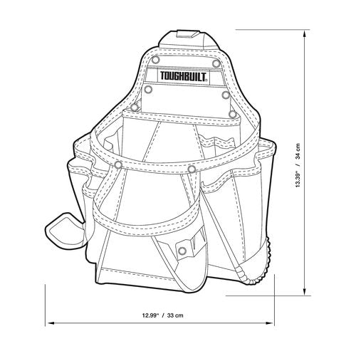 TOUGHBUILT TOU-CT-01 Contractor Pouch