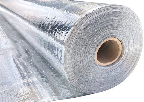 SmartFOIL- 4ft x 125ft Industrial Grade Radiant Barrier 500 sq. ft roll - Attic Foil, House Wrap, Reflective Insulation - Perforated, Breathable - Engineered FOIL (Blocks 95% of Radiant Heat)