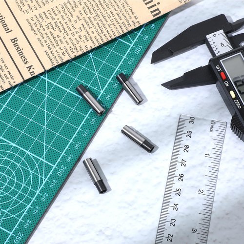 4 Packs 1/4" To 1/8" Collet Adapter for CNC Lathe Router Cutter Milling Bit Collet Reducer Collets Die Grinder Chuck Driver Adapter Collets Router Converter for Engraving Machine Tool Lathe Cutter