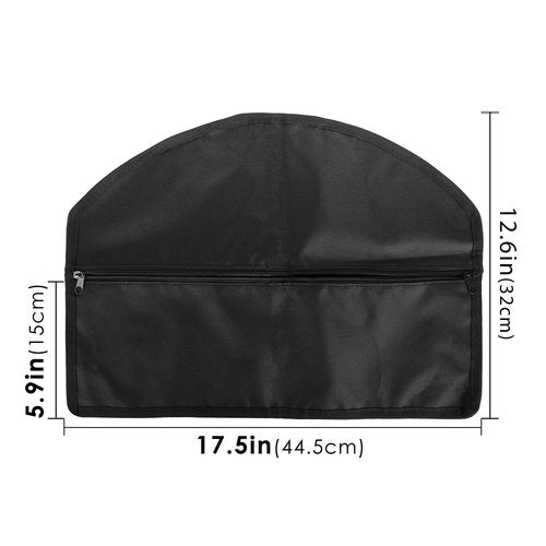 2 Pack Hanger Diversion Safe, Hidden Pocket for Valuables Fits Under Hanging Clothes, Portable Hidden Safe for Home & Travel Security Storage, Secret Compartment Hanger (Black)