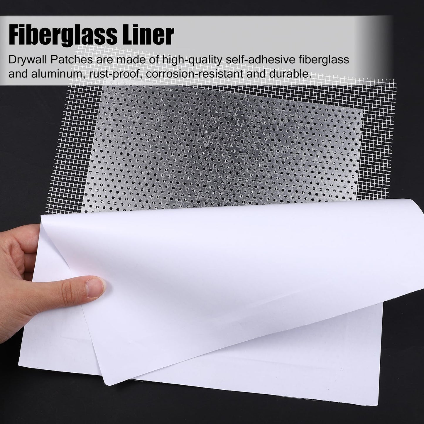 10 inch Drywall Repair Patch, 3 Pack Drywall Repair Kit Large Hole Patch-Repair for Drywalls Heavy Duty Self-Adhesive Mesh Drywalls Patch Kit, Dry Wall Hole Repair-Patch for Drywall-Plaster Wall