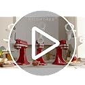 Fruit & Vegetable Strainer & Grinder Attachment Set for KitchenAid White - Includes Sausage Tubes