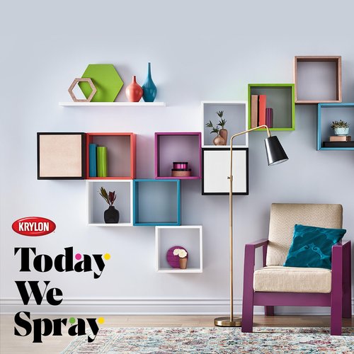 Krylon Now Spray Paint, Gloss, Hunter Green, 9 oz