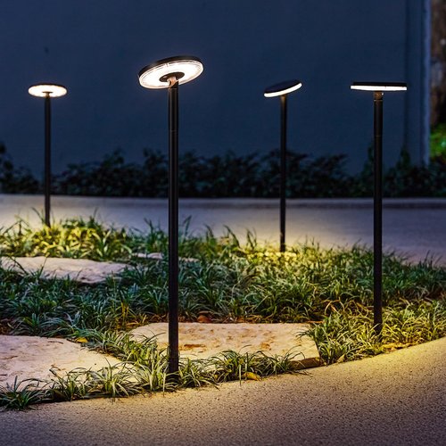 ELECLINK 4 Pack Solar Pathway Lights Outdoor-4X Larger Solar Panel, Super Bright 75 Lumens Outdoor Lights Waterproof, 2 Modes with Adjustable Head-Auto On/Off Garden Light for Yard Patio Path Walkway