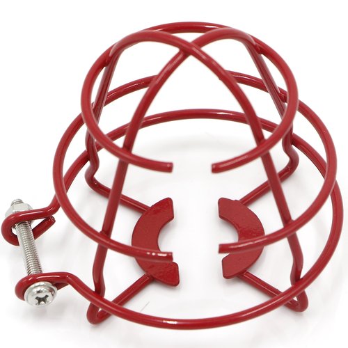 (6 Pack) 1/2" Fire Sprinkler Head Cage Guard Protector Fire Extinguishing System Sprinkler Bracket Red