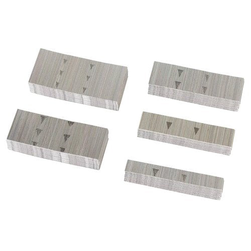 HAMWOO 10000Pcs 23 Gauge Stainless Steel Pin Nails, Headless Pinner Nails (3/8",5/8",4/5",1",1-3/16") assorted 5 sizes for Molding Cabinetry Building photo frame,handicrafts